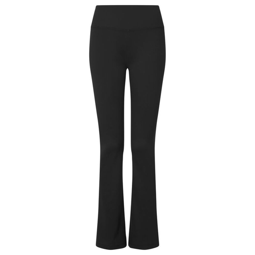TriDri Womens/Ladies Recycled Flared Leggings / Black